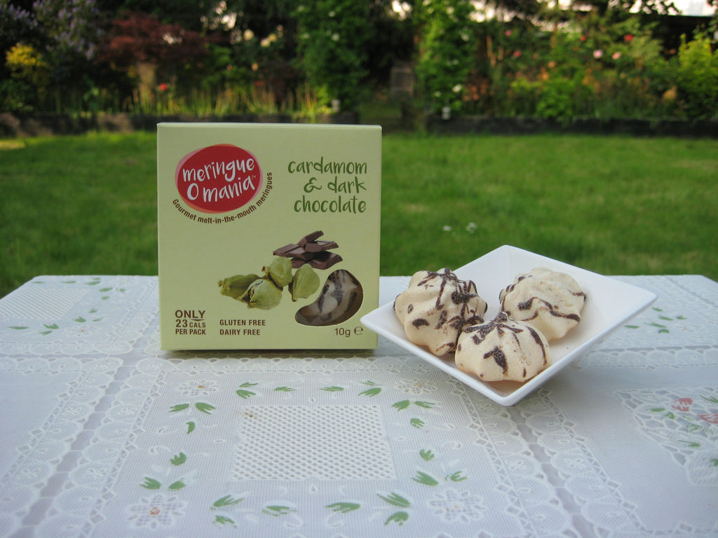 Cardamom & Dark Chocolate Gourmet Bitesize Meringues - Great Taste 2018 1 Star Award - Small Box
