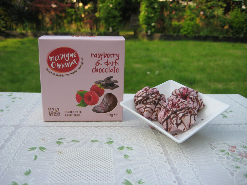 Raspberry & Dark Chocolate Gourmet Bitesize Meringues - Small Box