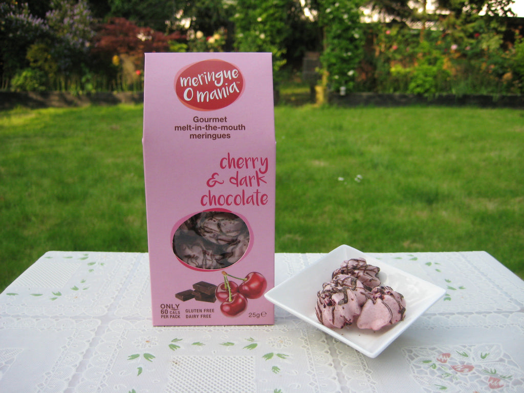 Cherry & Dark Chocolate Gourmet Bitesize Meringues - Large Box