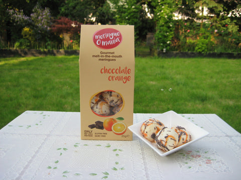 Chocolate Orange Gourmet Bitesize Meringues - Great Taste 2020 1 Star Award - Large Box